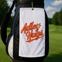 A.D.L.E.Y R.U.T.S.C.H.M.A.N Hug Script Baltimore Baseball Golf Towel thumb 2