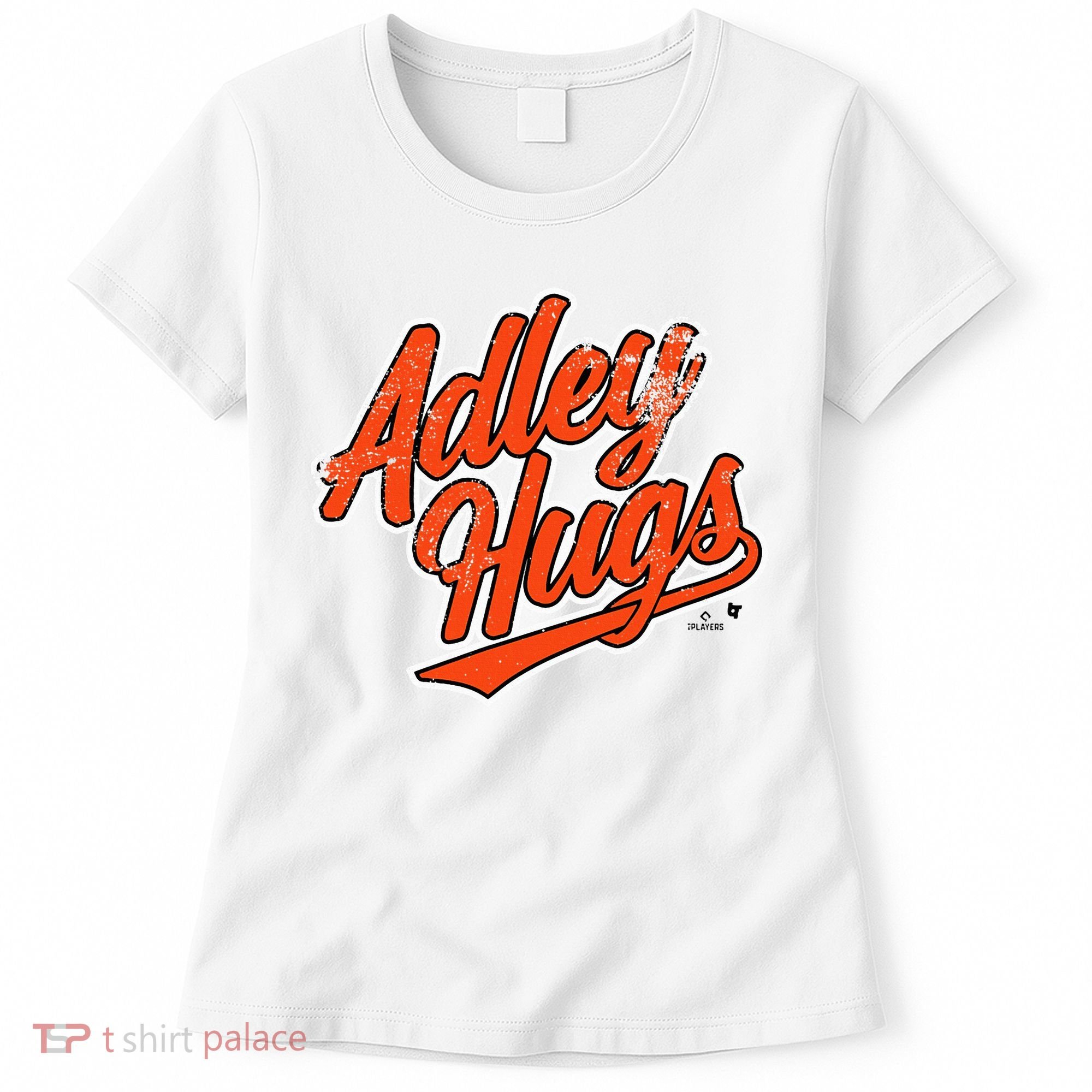 A.D.L.E.Y R.U.T.S.C.H.M.A.N Hug Script Baltimore Baseball Women's T-Shirt