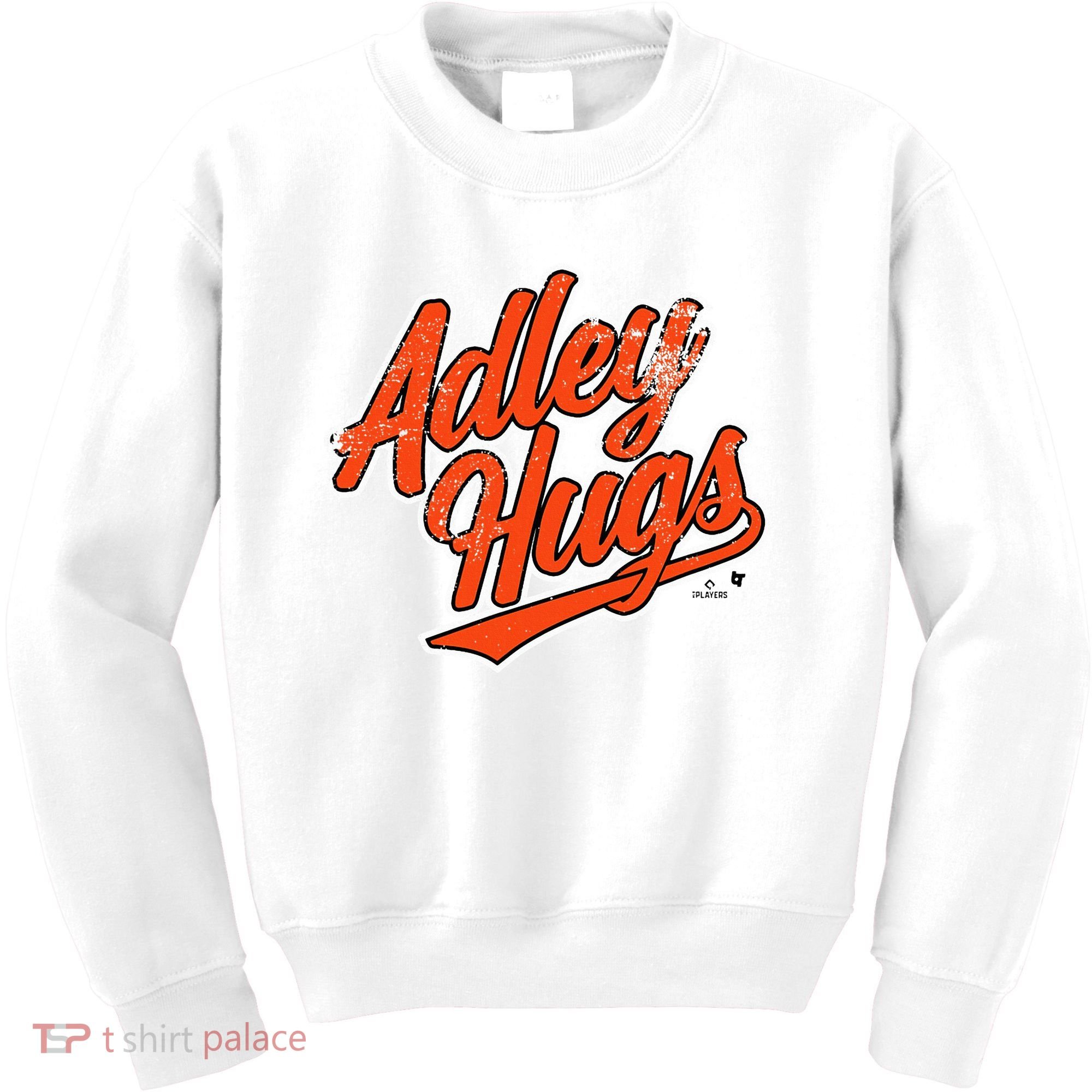 A.D.L.E.Y R.U.T.S.C.H.M.A.N Hug Script Baltimore Baseball Kids Sweatshirt