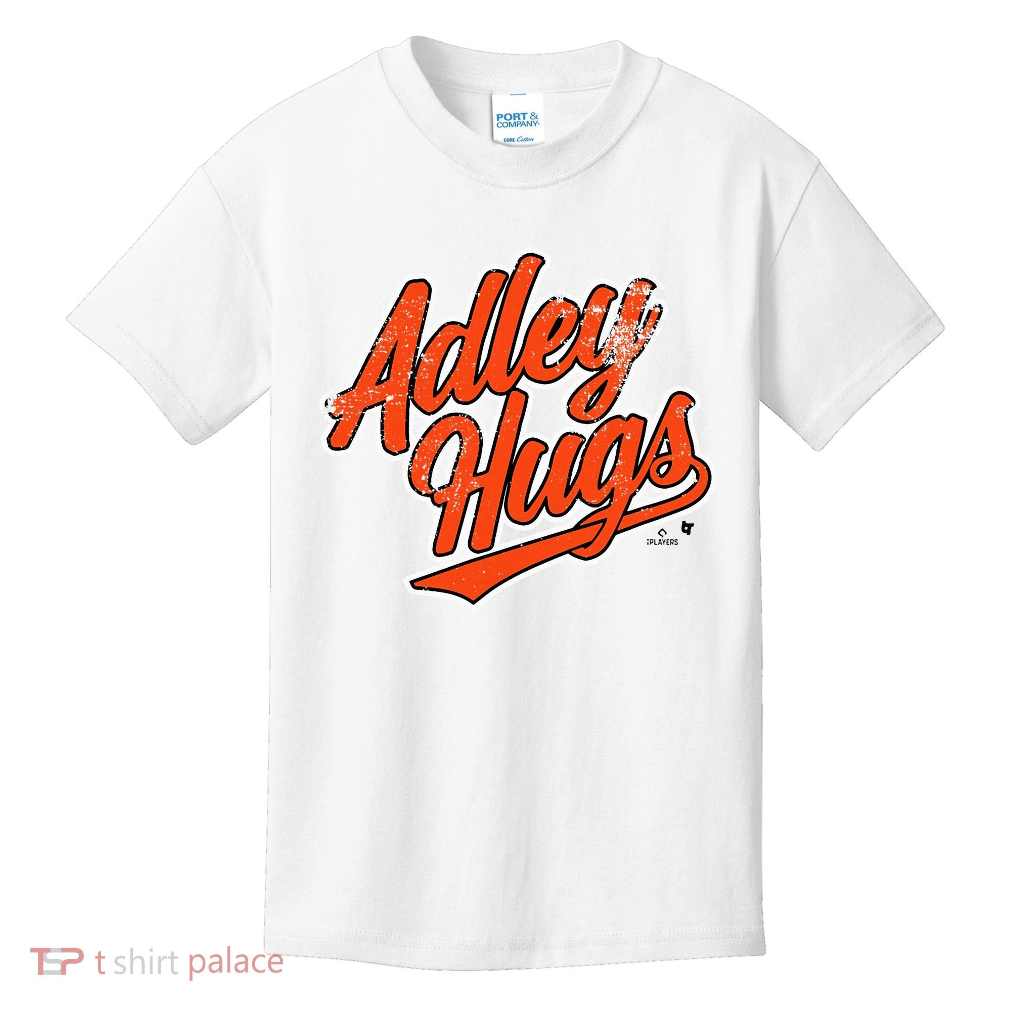 A.D.L.E.Y R.U.T.S.C.H.M.A.N Hug Script Baltimore Baseball Kids T-Shirt