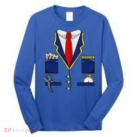 Adult Railroad Halloween Train Conductor Costume Long Sleeve Shirt thumb 0