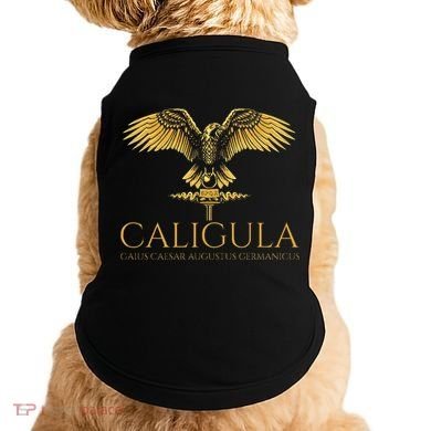 Ancient Roman History Emperor Caligula Spqr Rome Doggie Tank