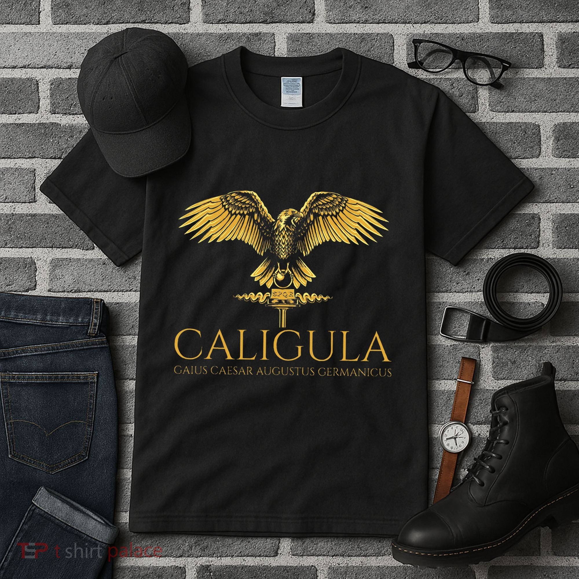 Ancient Roman History Emperor Caligula Spqr Rome Tall T-Shirt