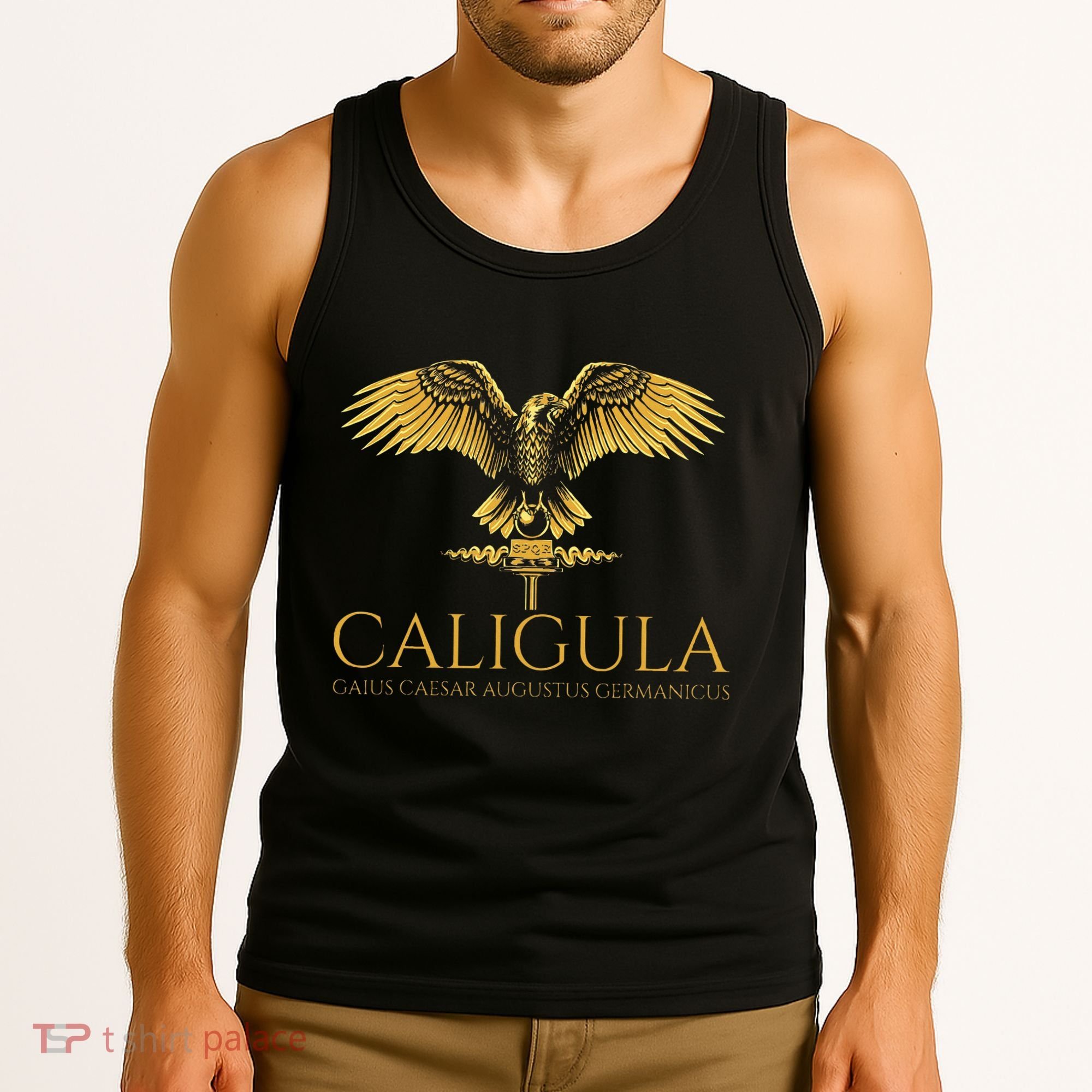 Ancient Roman History Emperor Caligula Spqr Rome Tank Top