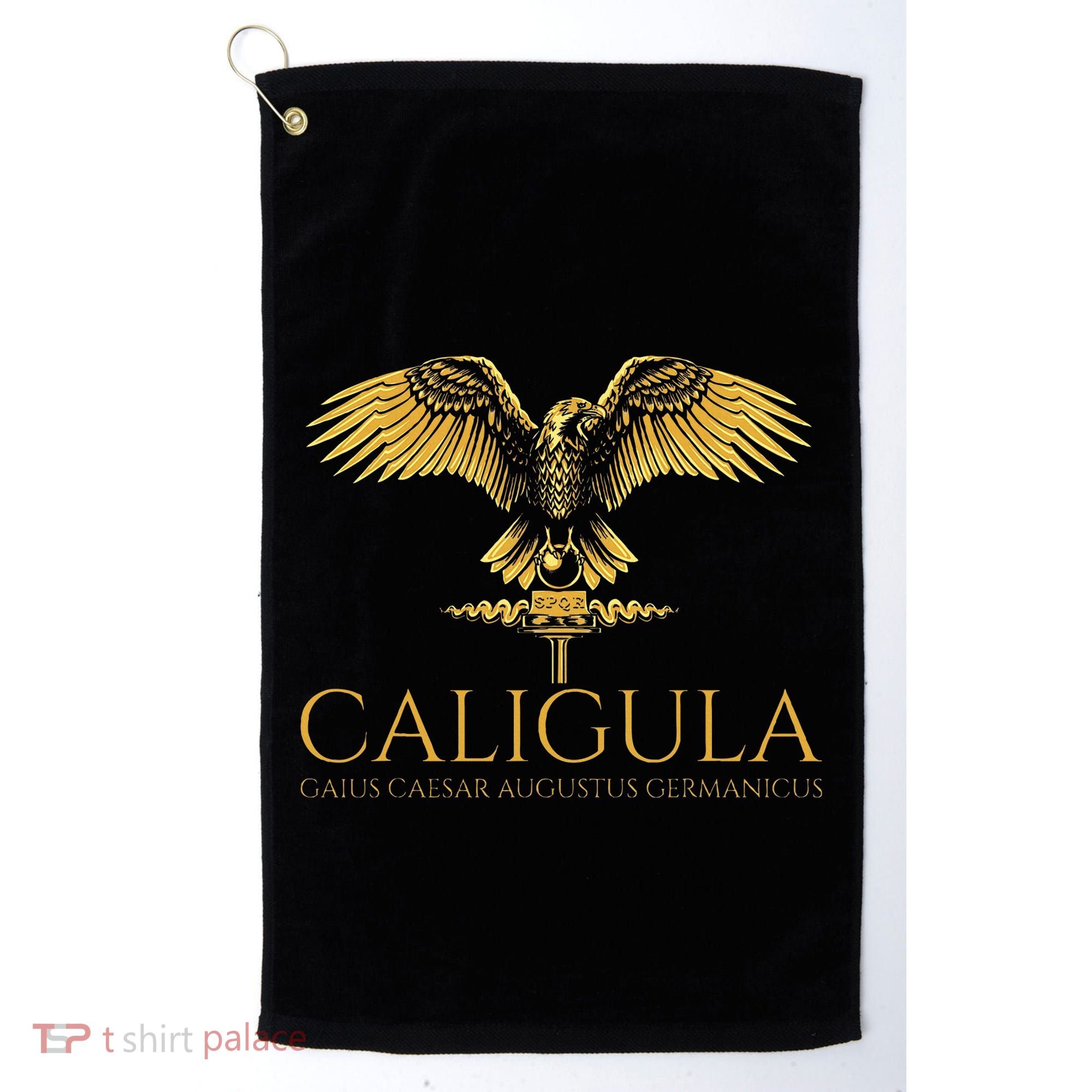 Ancient Roman History Emperor Caligula Spqr Rome Golf Towel