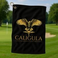 Ancient Roman History Emperor Caligula Spqr Rome Golf Towel thumb 1