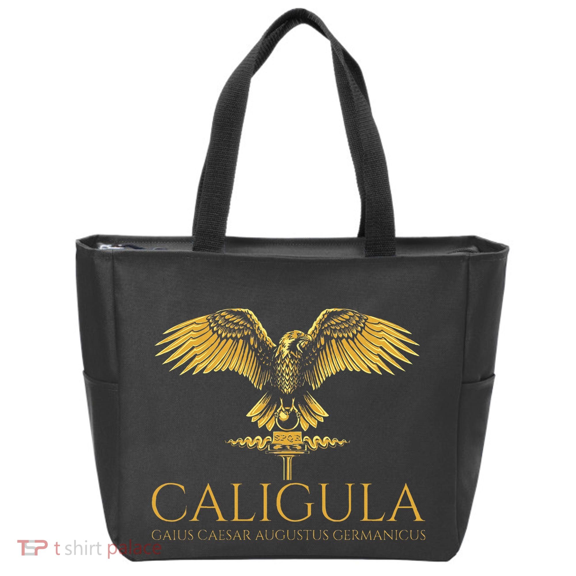 Ancient Roman History Emperor Caligula Spqr Rome Tote Bag