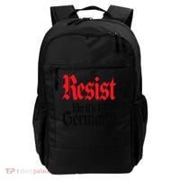 Anti-Trump Resist Its Like Germany 1938 Activist Protest Backpack thumb 0