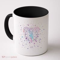 Aries Floral Zodiac Coffee Mug thumb 0