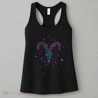 Aries Floral Zodiac Women's Tank Top thumb 3