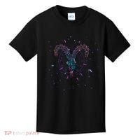 Aries Floral Zodiac Kids T-Shirt thumb 0