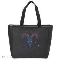 Aries Floral Zodiac Tote Bag thumb 0