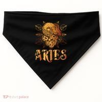 Aries goat Zodiac USA-Made Doggie Bandana thumb 0
