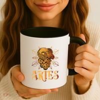 Aries goat Zodiac Coffee Mug thumb 3