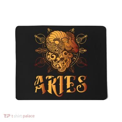 Aries goat Zodiac Mousepad