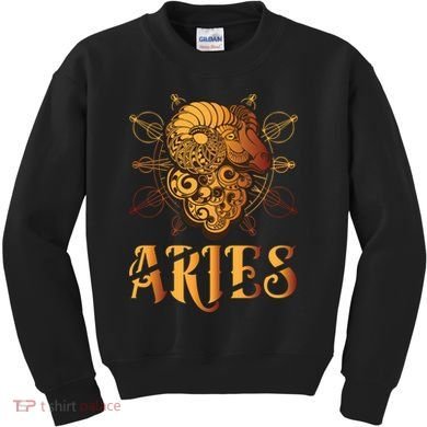 Aries goat Zodiac Kids Sweatshirt