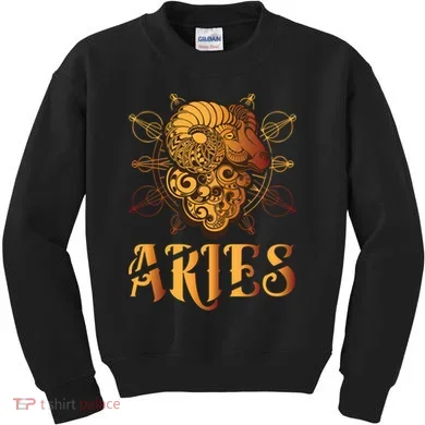 Aries goat Zodiac Kids Sweatshirt