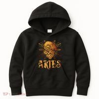 Aries goat Zodiac Kids Hoodie thumb 0