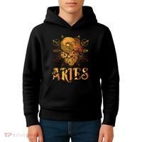 Aries goat Zodiac Kids Hoodie thumb 4