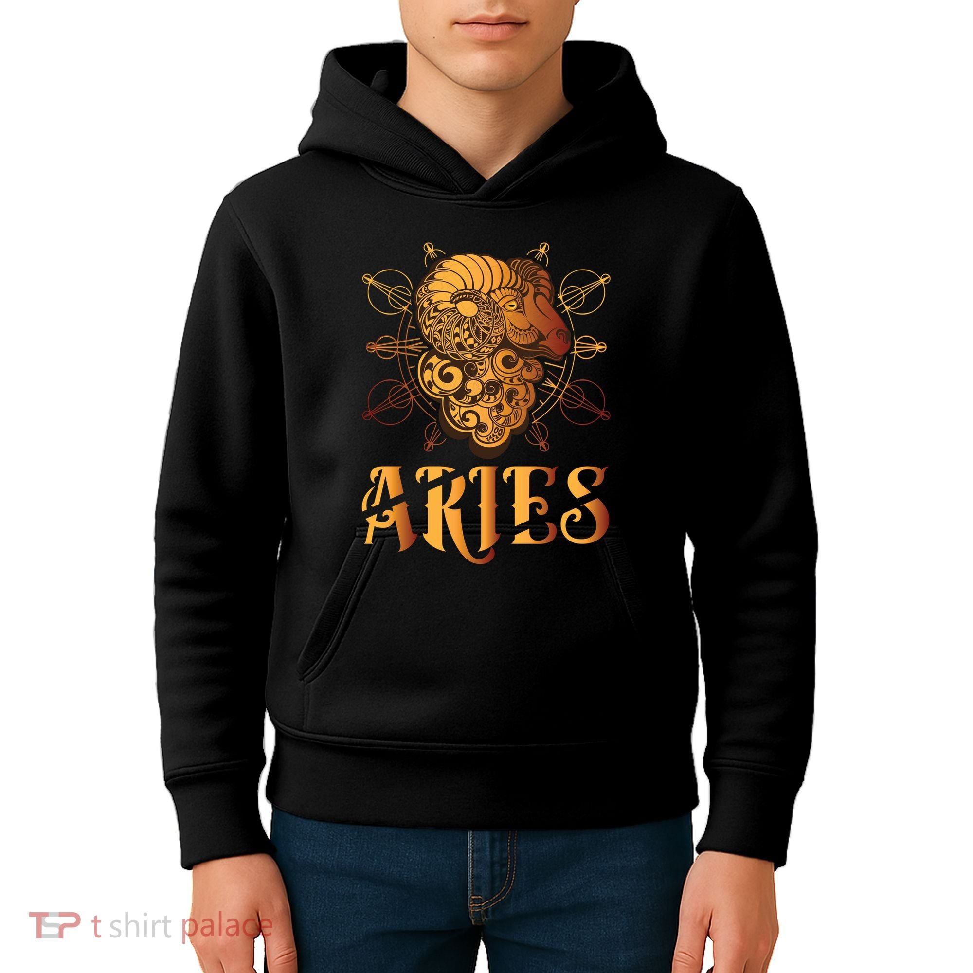 Aries goat Zodiac Kids Hoodie