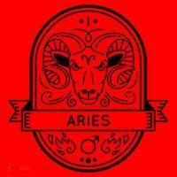 Aries Zodiac Symbol Design Santa Hat thumb 1