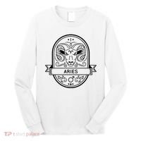 Aries Zodiac Symbol Design Long Sleeve Shirt thumb 0