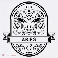 Aries Zodiac Symbol Design Sweatshirt thumb 3