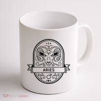 Aries Zodiac Symbol Design Coffee Mug thumb 1