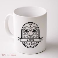Aries Zodiac Symbol Design Coffee Mug thumb 0
