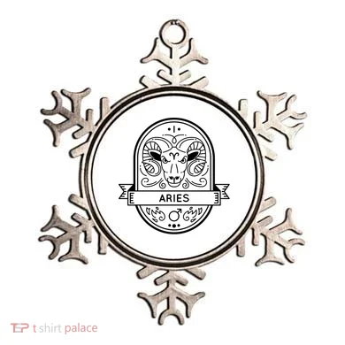 Aries Zodiac Symbol Design Ornament