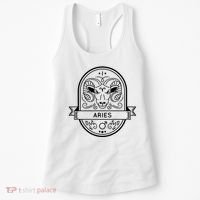 Aries Zodiac Symbol Design Women's Tank Top thumb 0
