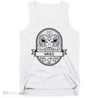 Aries Zodiac Symbol Design Tank Top thumb 0