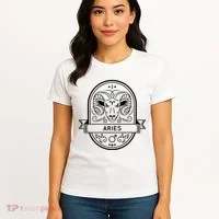 Aries Zodiac Symbol Design Women's T-Shirt thumb 4
