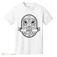 Aries Zodiac Symbol Design Kids T-Shirt thumb 0