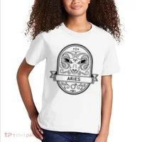 Aries Zodiac Symbol Design Kids T-Shirt thumb 2