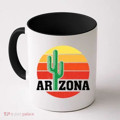 Arizona Cactus Sunset Coffee Mug