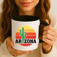 Arizona Cactus Sunset Coffee Mug thumb 3
