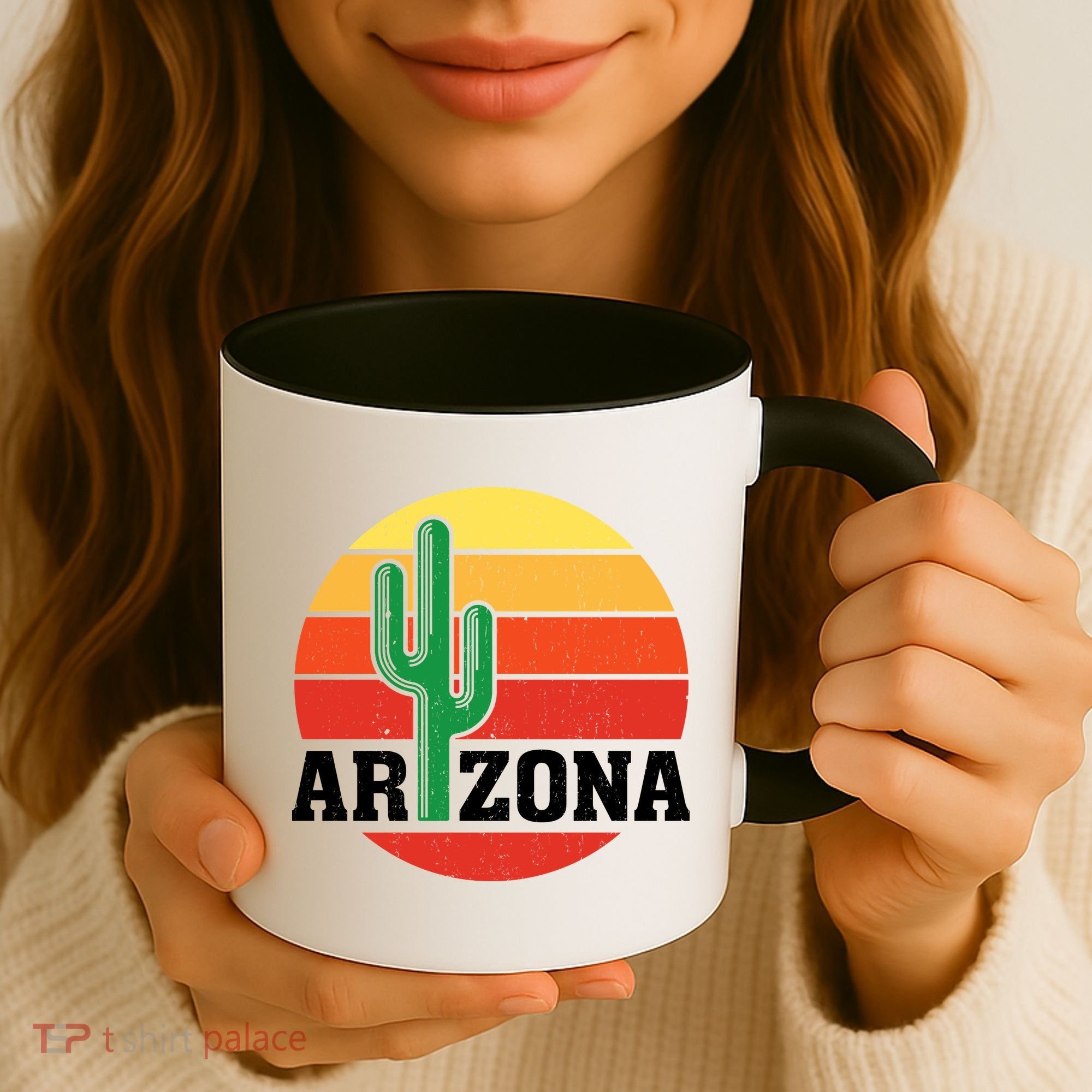 Arizona Cactus Sunset Coffee Mug