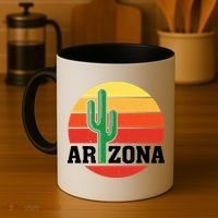 Arizona Cactus Sunset Coffee Mug thumb 4