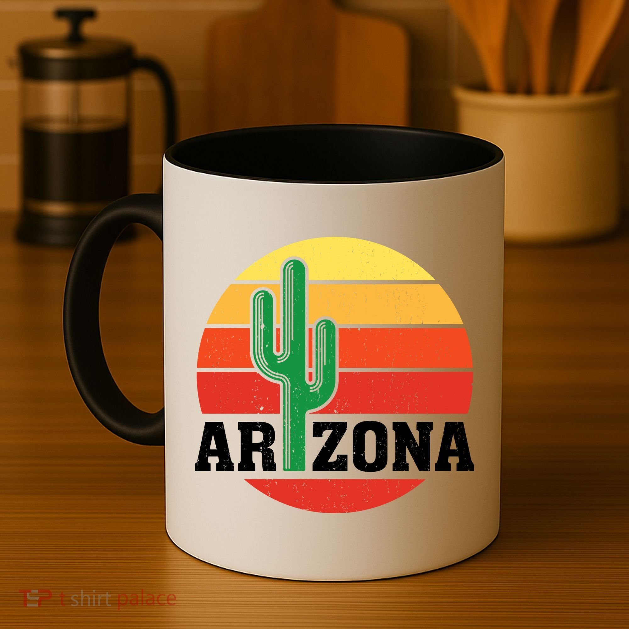 Arizona Cactus Sunset Coffee Mug