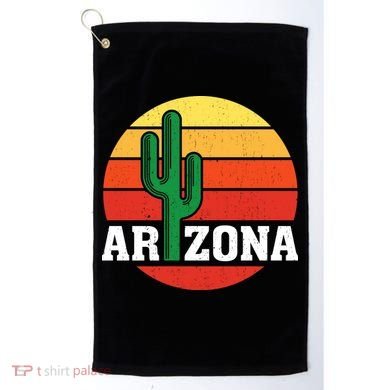 Arizona Cactus Sunset Golf Towel