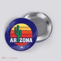 Arizona Cactus Sunset Button thumb 0