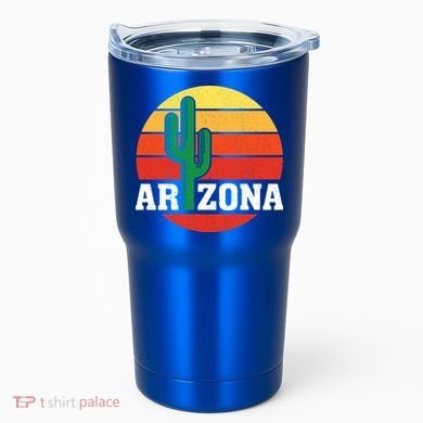 Arizona Cactus Sunset Tumbler