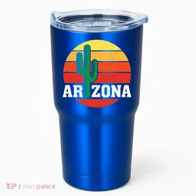 Arizona Cactus Sunset Tumbler