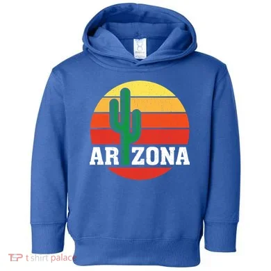 Arizona Cactus Sunset Toddler Hoodie