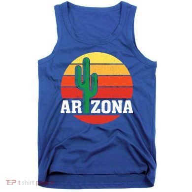 Arizona Cactus Sunset Tank Top