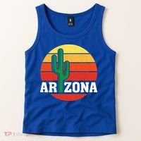 Arizona Cactus Sunset Tank Top thumb 2