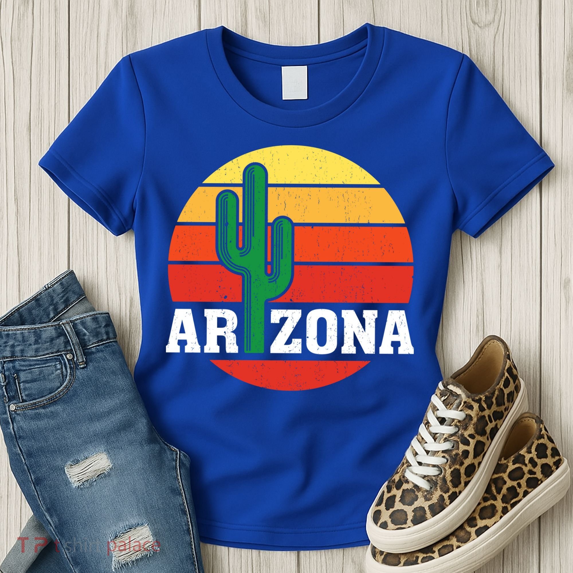 Arizona Cactus Sunset Women's T-Shirt