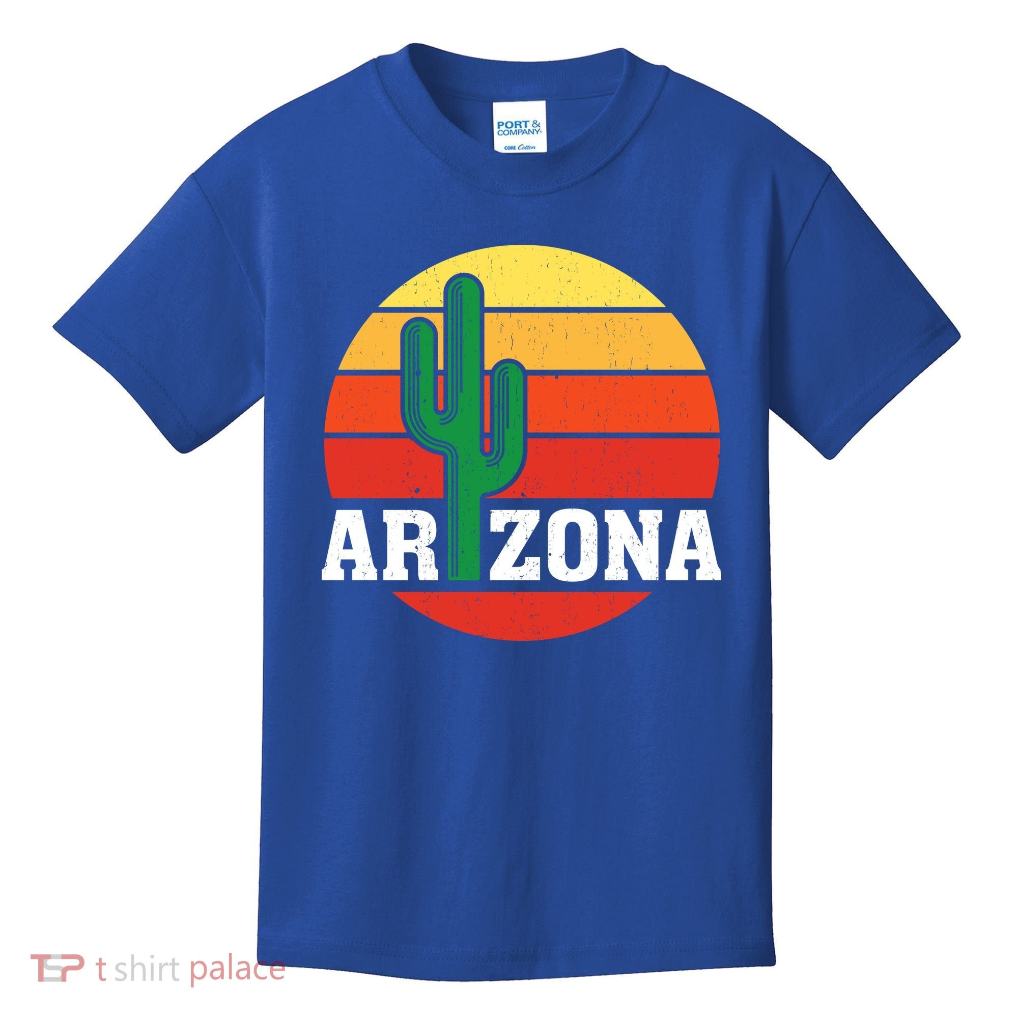 Arizona Cactus Sunset Kids T-Shirt