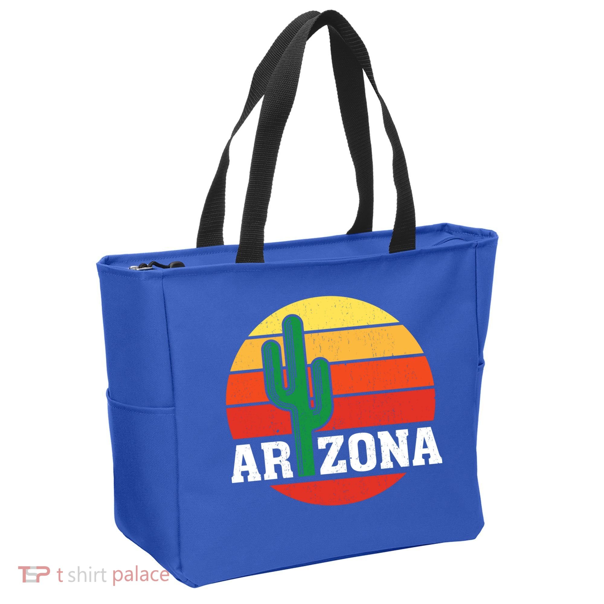Arizona Cactus Sunset Tote Bag